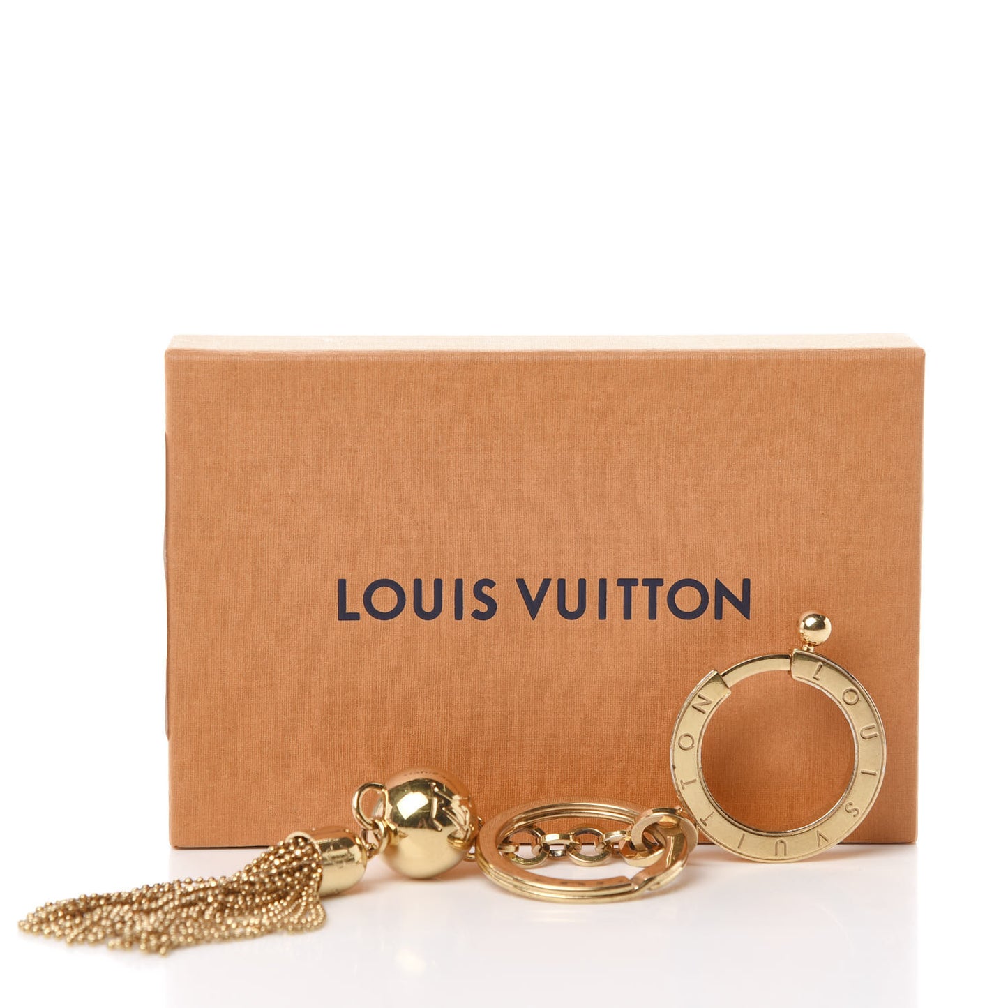 Goldtone Swing Key Holder and Bag Charm
