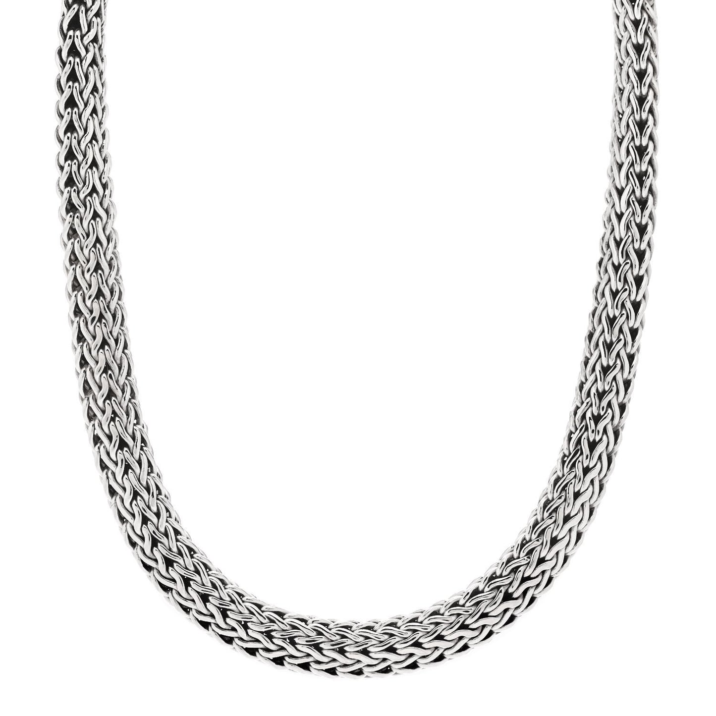 Sterling Silver 10mm Classic Chain Necklace