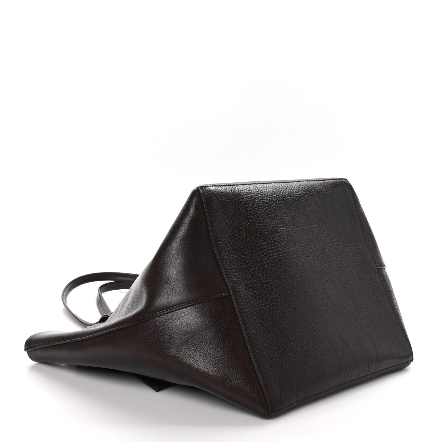 The Row Grained Calfskin Park Tote Three Brown Ans 5 of 13