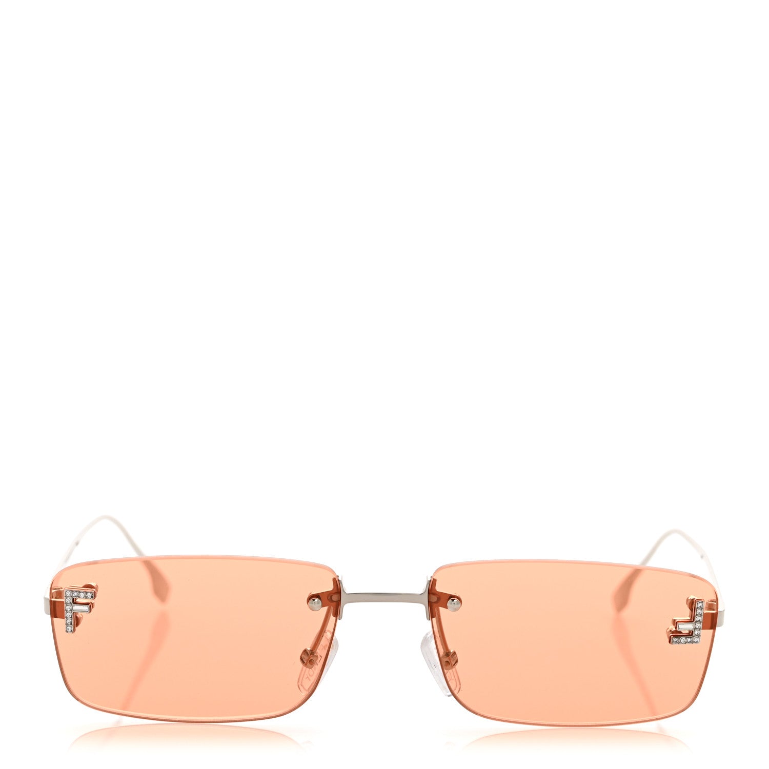 Fendi Metal Fendi First Sunglasses FE4172US Silver Pink 2 of 7