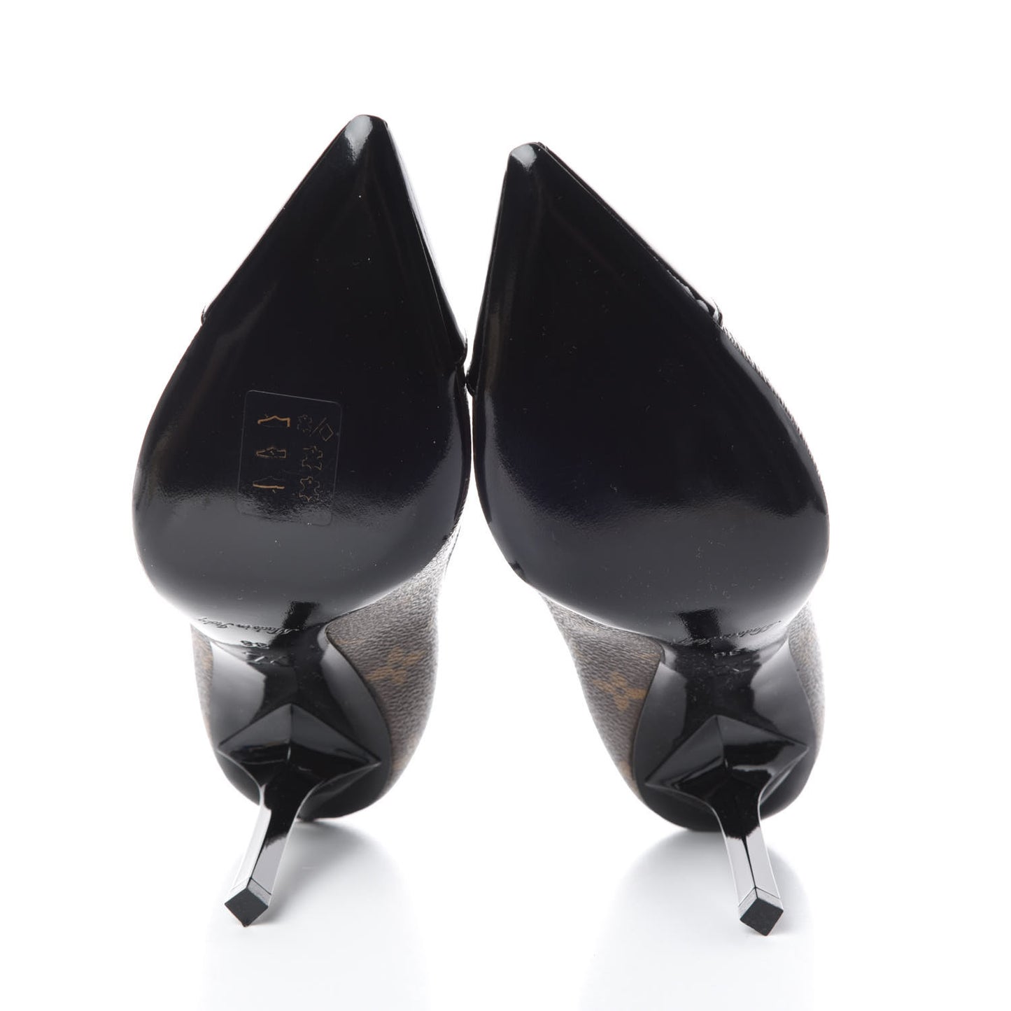 Patent Monogram Fetish Pump 36