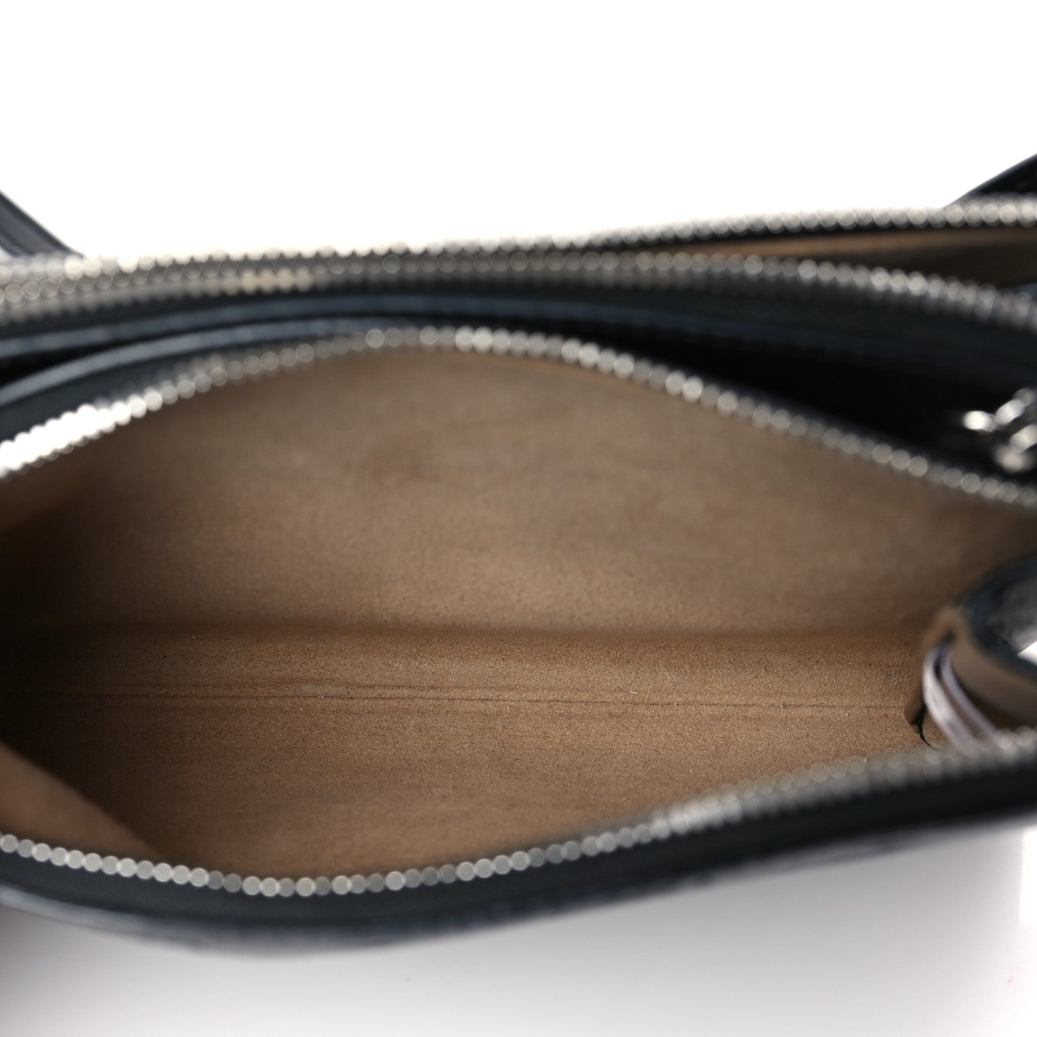 MCM Calfskin Ottomar Monogram Crossbody Zip Messenger Pouch Black 5 of 11