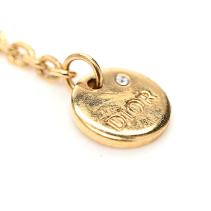 Christian Dior Crystal Metal Petit CD Double Bracelet Gold Gold 4 of 5