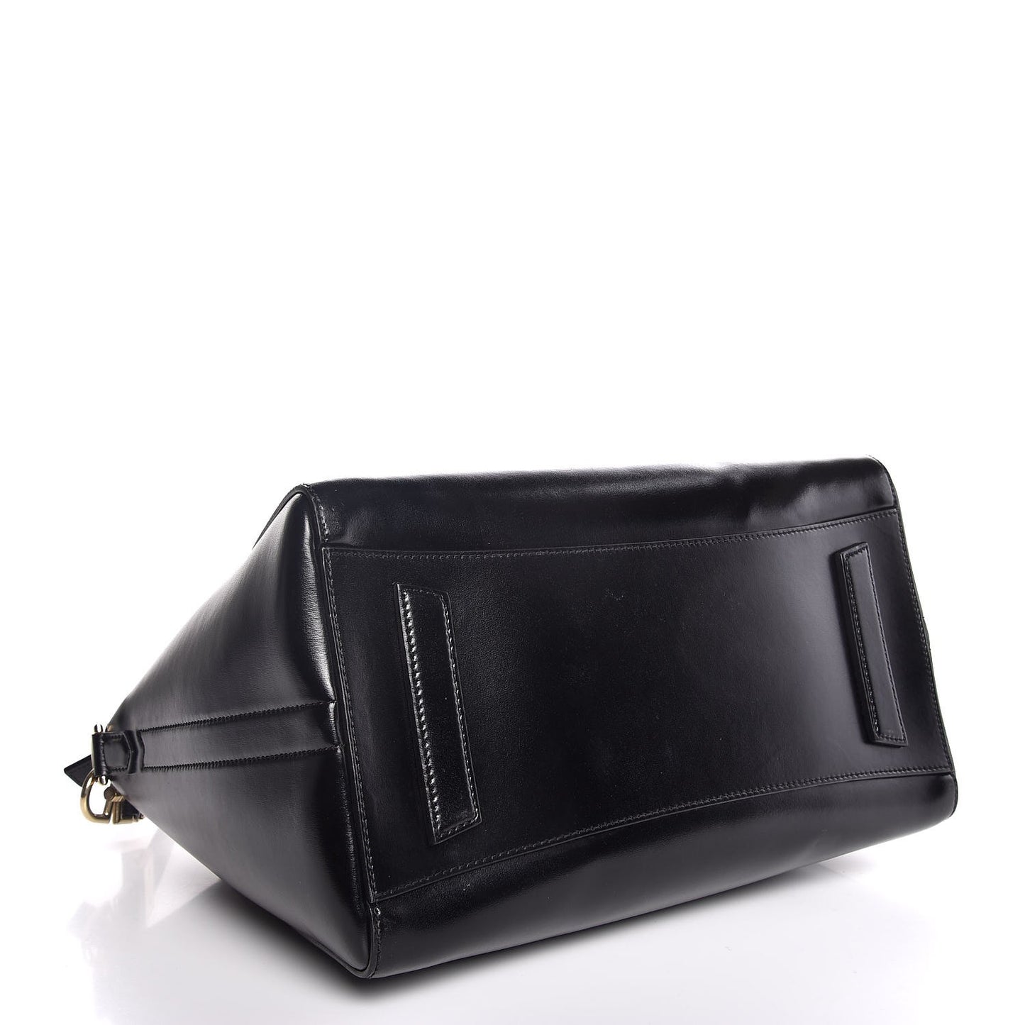 Shiny Lord Calfskin Medium Antigona Black