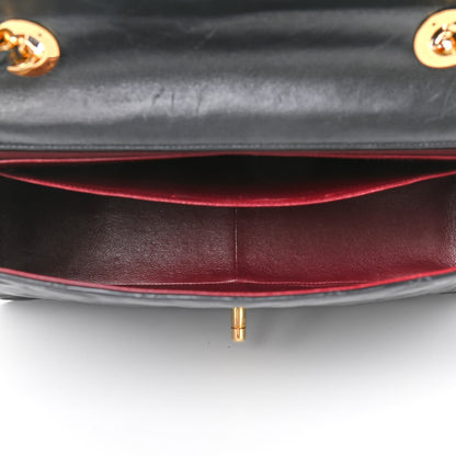 Chanel Lambskin Quilted XL Jumbo Single Flap Black 4 of 12
