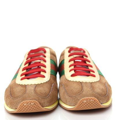 Gucci Suede Web Mens Rocket Sneakers 11 Nocciola Burro 2 of 11