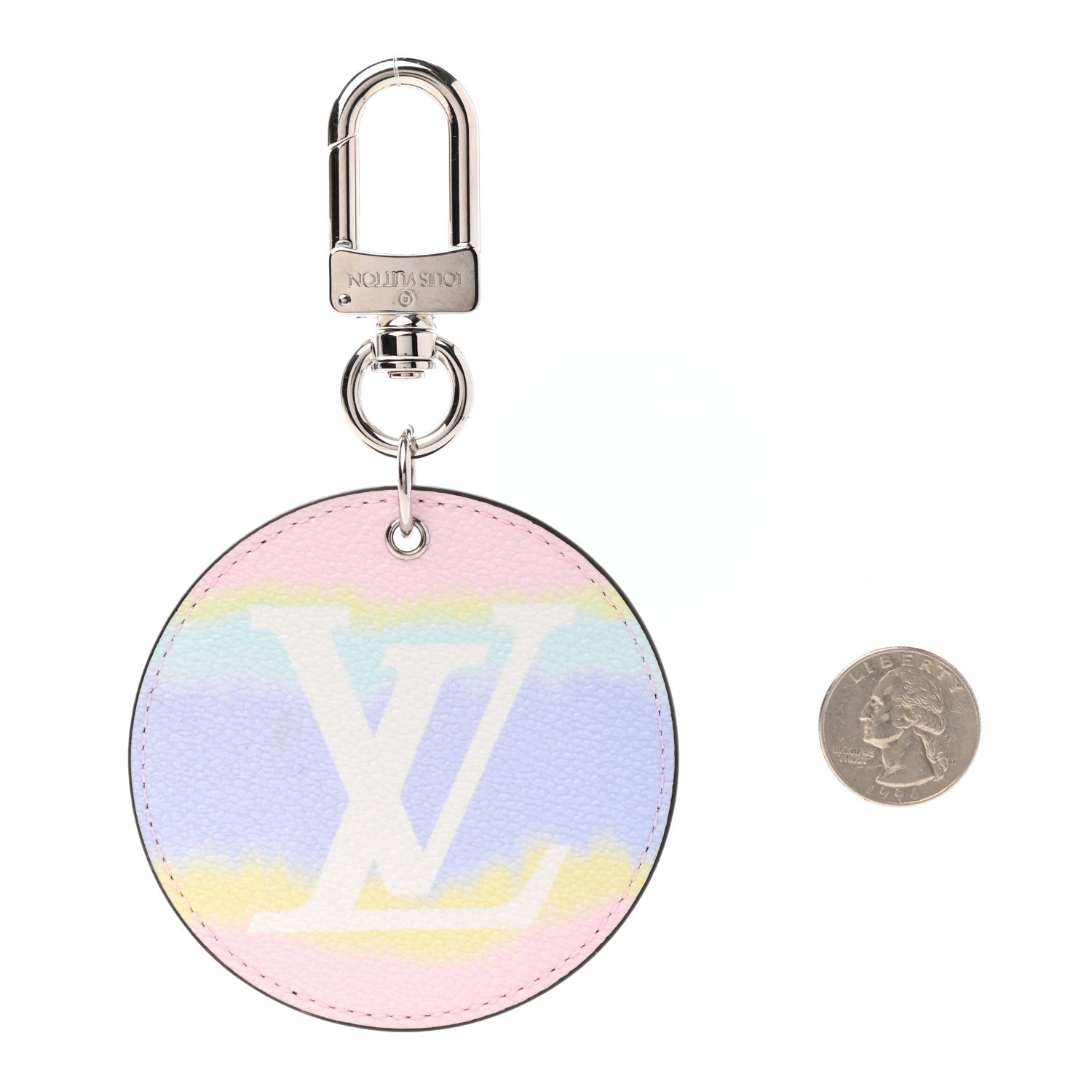 Louis Vuitton Monogram Escale Bag Charm Key Holder Pastel 2 of 6