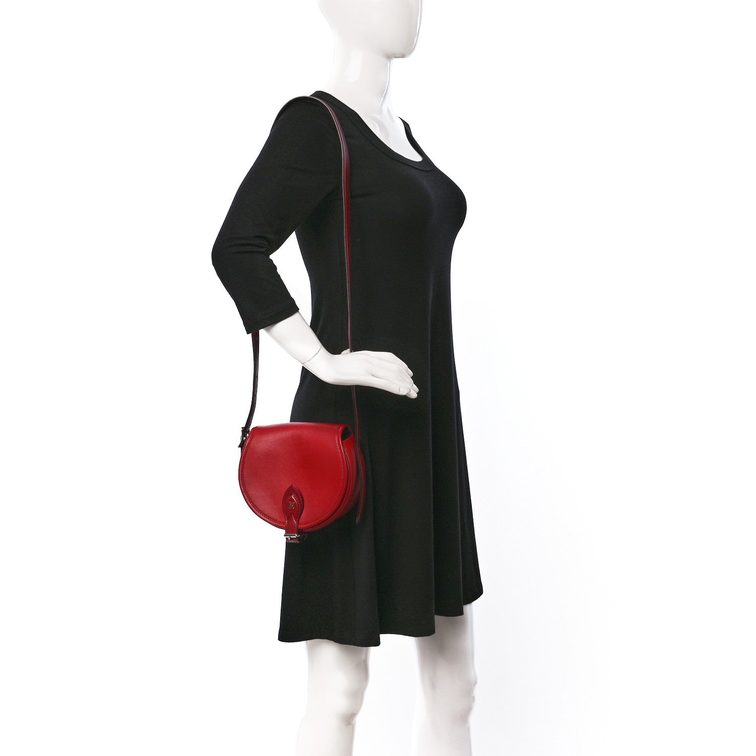 Louis Vuitton Calfskin Tambourin Red 2 of 8