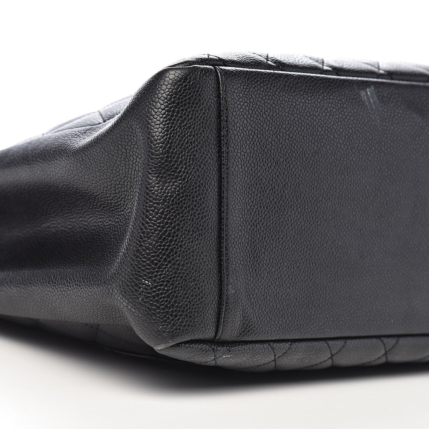 Caviar Quilted Grand Shopping Tote GST Black