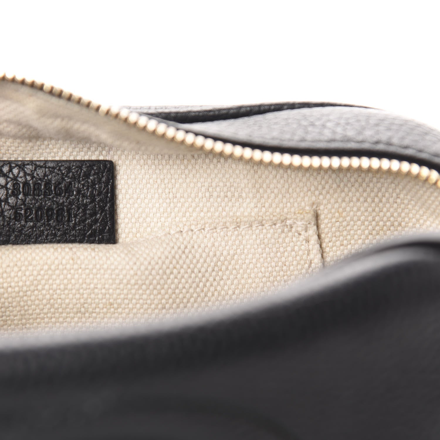 Gucci Pebbled Calfskin Small Soho Disco Bag Black 9 of 11