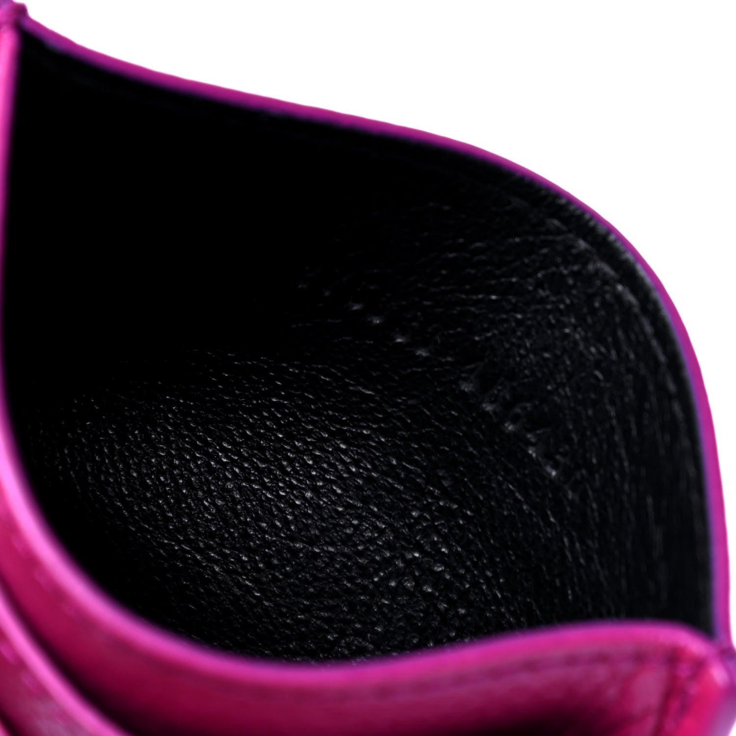 Alexander McQueen Calfskin Skull Card Holder Fuchsia 5 of 5