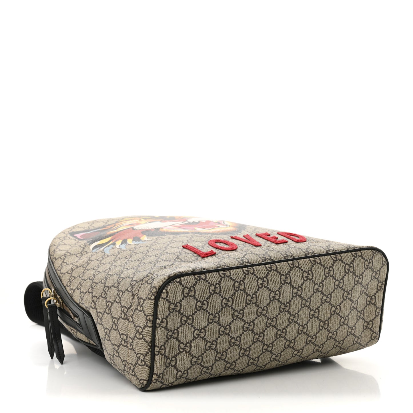 GG Supreme Monogram Angry Cat Dome Backpack