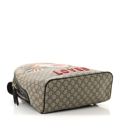 Gucci GG Supreme Monogram Angry Cat Dome Backpack 4 of 11