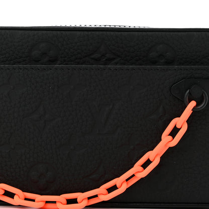 Louis Vuitton Taurillon Monogram Uniformes Solar Ray Soft Pochette Volga Belt Bag Black 8 of 10