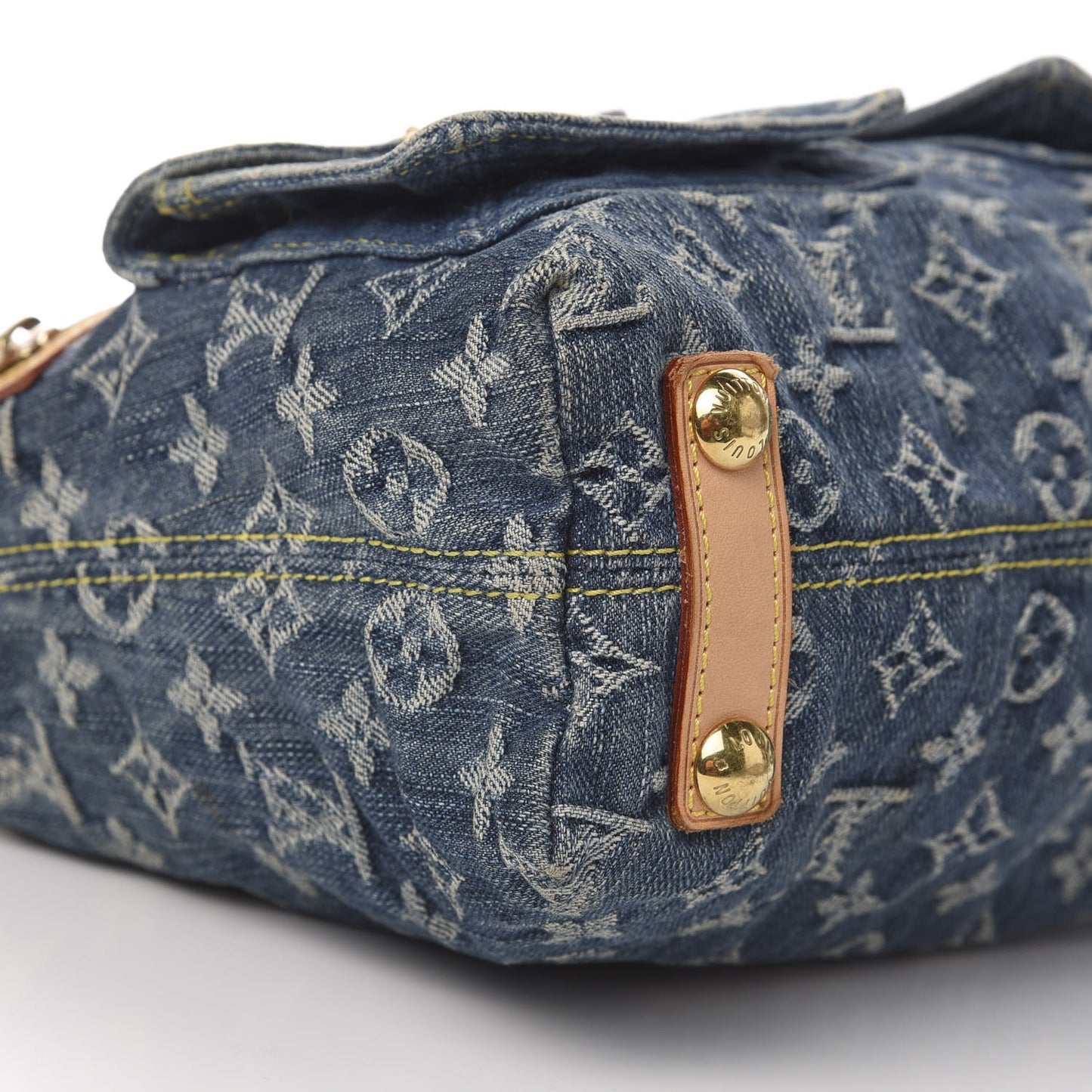 Monogram Denim Baggy PM Blue