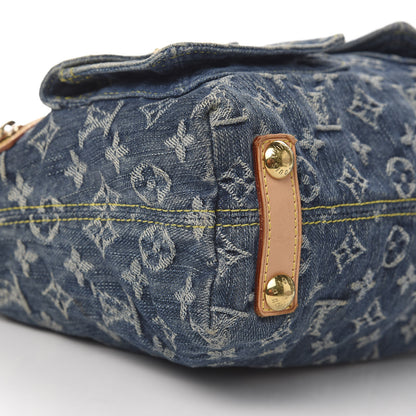 Louis Vuitton Monogram Denim Baggy PM Blue 8 of 12
