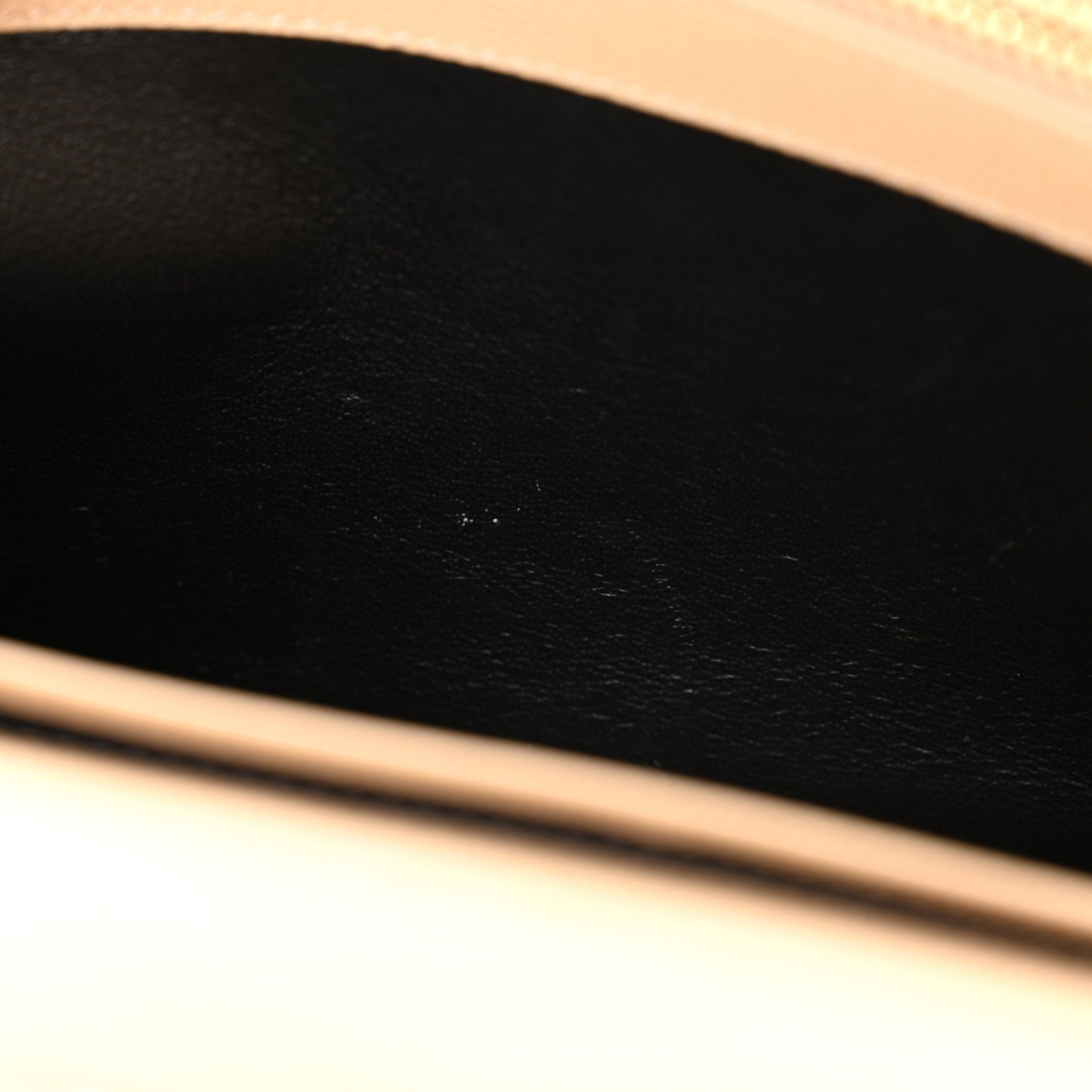 Grain De Poudre Matelasse Chevron Monogram Chain Wallet Nude Powder