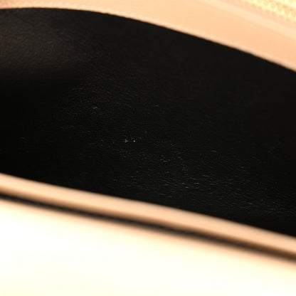 Saint Laurent Grain De Poudre Matelasse Chevron Monogram Chain Wallet Nude Powder 11 of 12