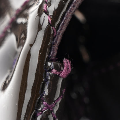 Chanel Patent Quilted Jumbo Single Flap Plum 13 of 15