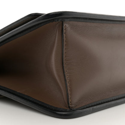 Fendi Vitello Century F is Fendi Bi-Color FF 1974 Embossed Small Kan I Shoulder Bag Maya Black 9 of 13