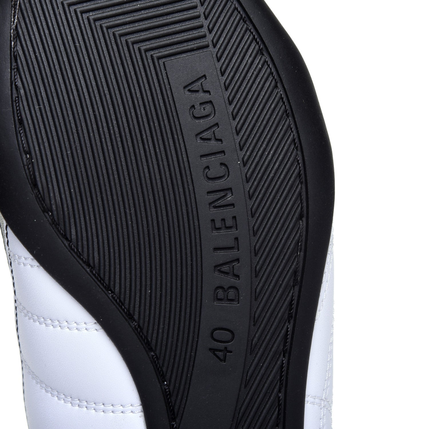 Balenciaga Polyurethane Womens Zen Sneakers 40 White Black 6 of 9