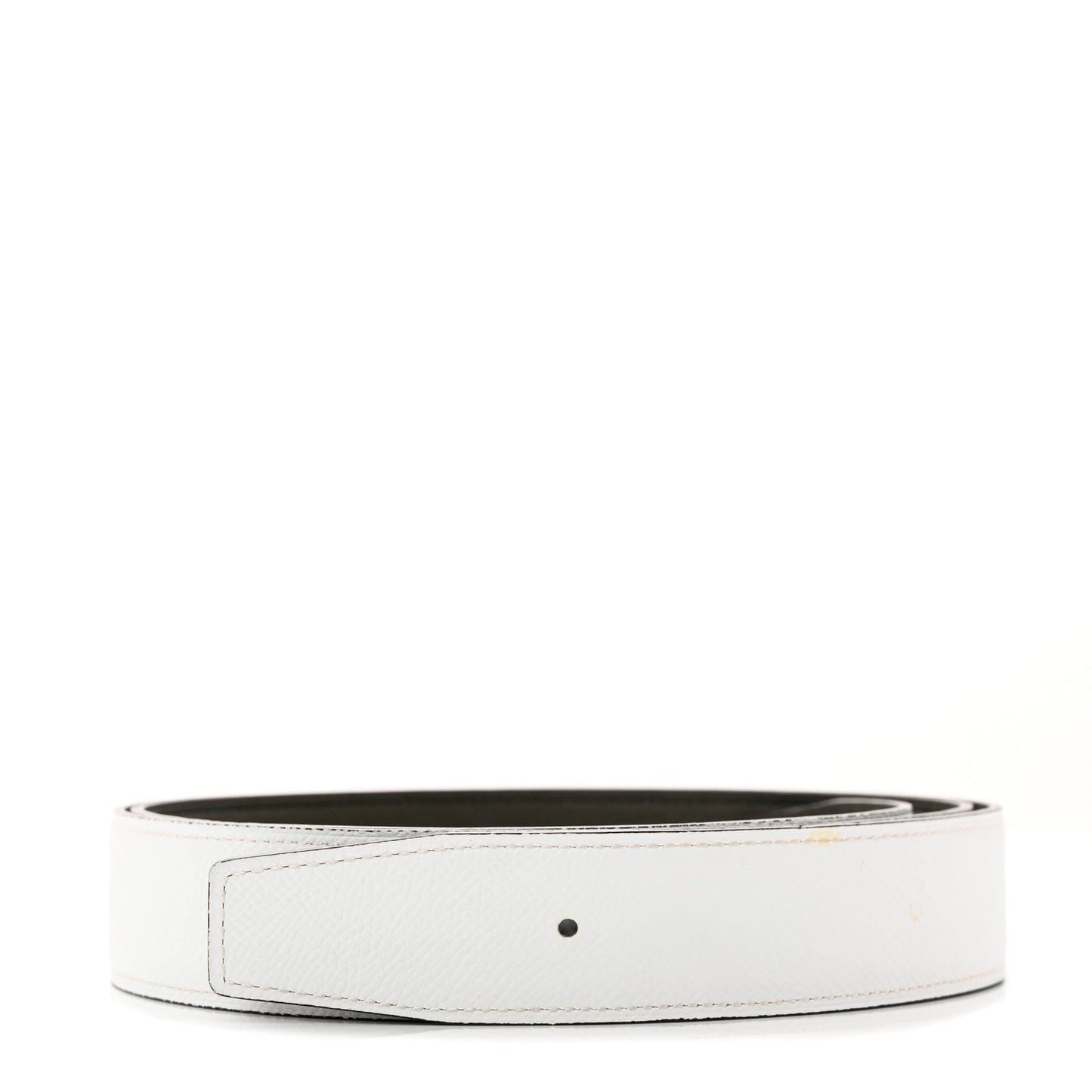 Epsom 32mm Belt Strap 105 42 White Vert De Gris