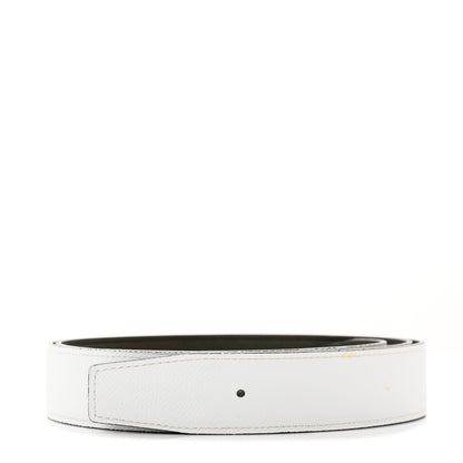 Hermes Epsom 32mm Belt Strap 105 42 White Vert De Gris 1 of 9