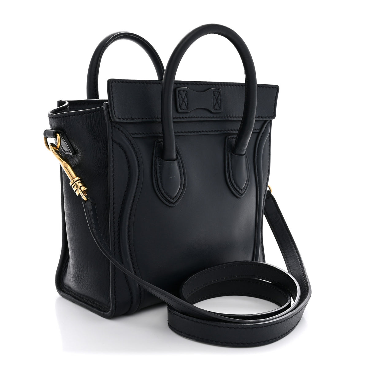 Celine Smooth Calfskin Nano Luggage Ink 3 of 15