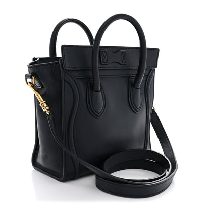 Celine Smooth Calfskin Nano Luggage Ink 3 of 15