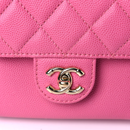 Chanel Caviar Quilted Small CC Day Backpack Pink 14 of 14