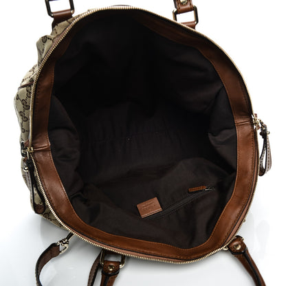 Gucci Monogram Medium Sukey Boston Brown 5 of 8