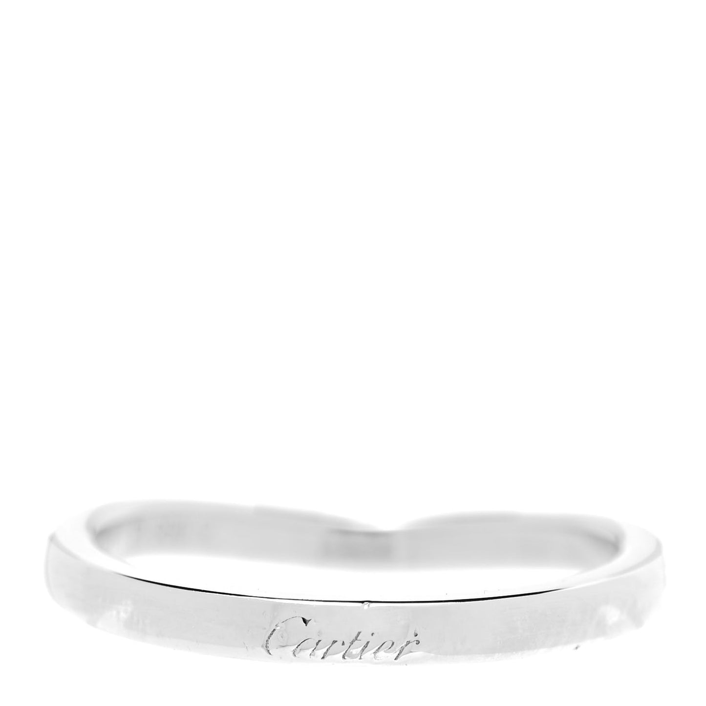 Platinum Diamond Ballerine Wedding Band Ring 49 4.75