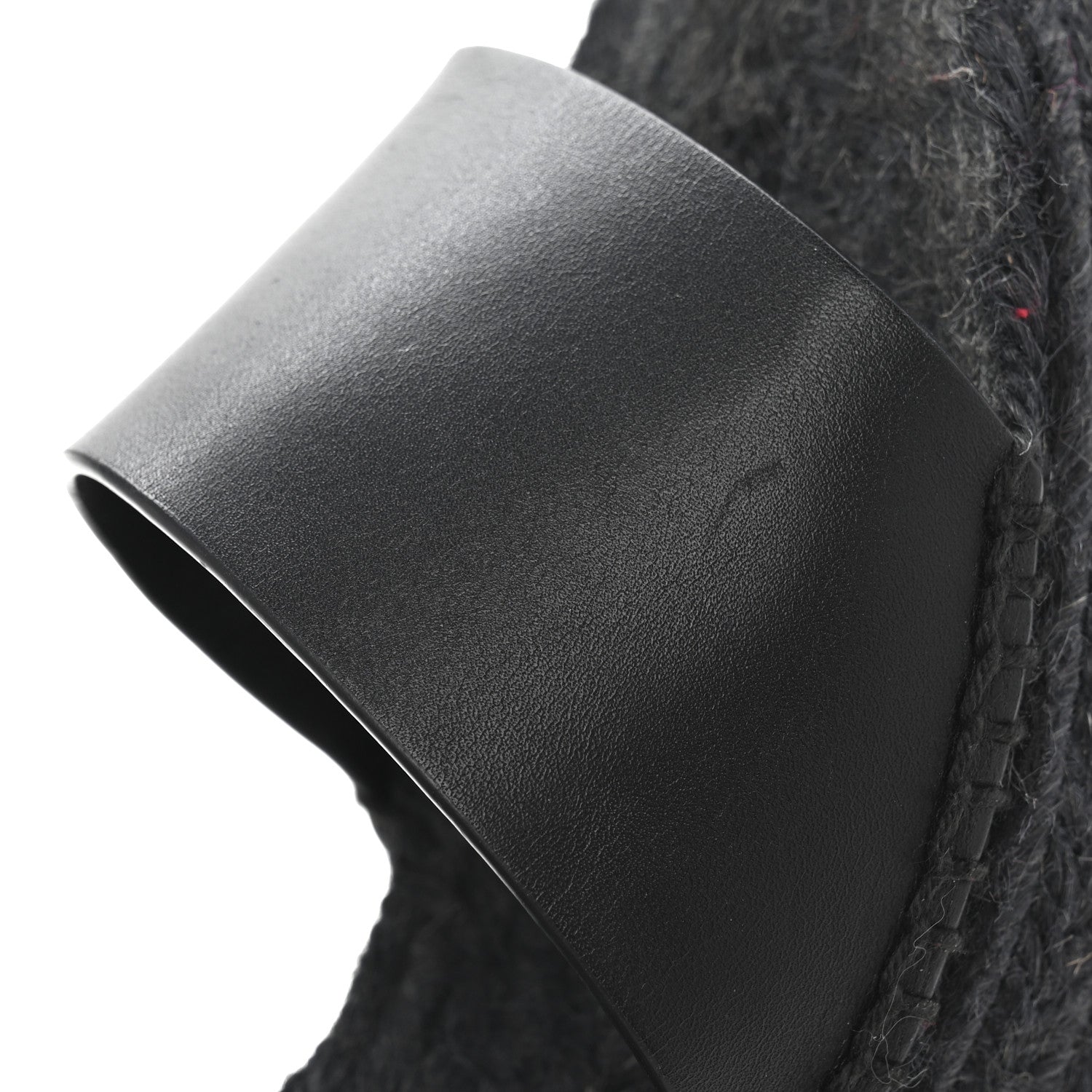 Hermes Calfskin Tipoli Espadrille Wedges 38 Black 13 of 14