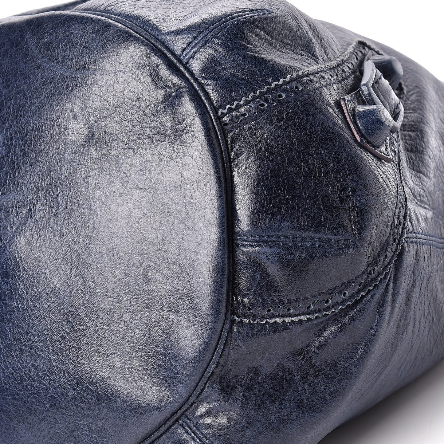 Agneau Giant Brogues Hardware Pompon Marine