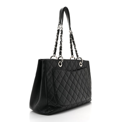 Chanel Caviar Quilted Grand Shopping Tote GST Black 3 of 15