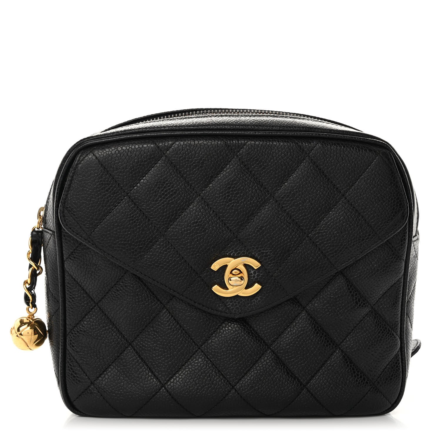 Chanel Caviar Quilted Flap Belt Bag Black 1 of 10