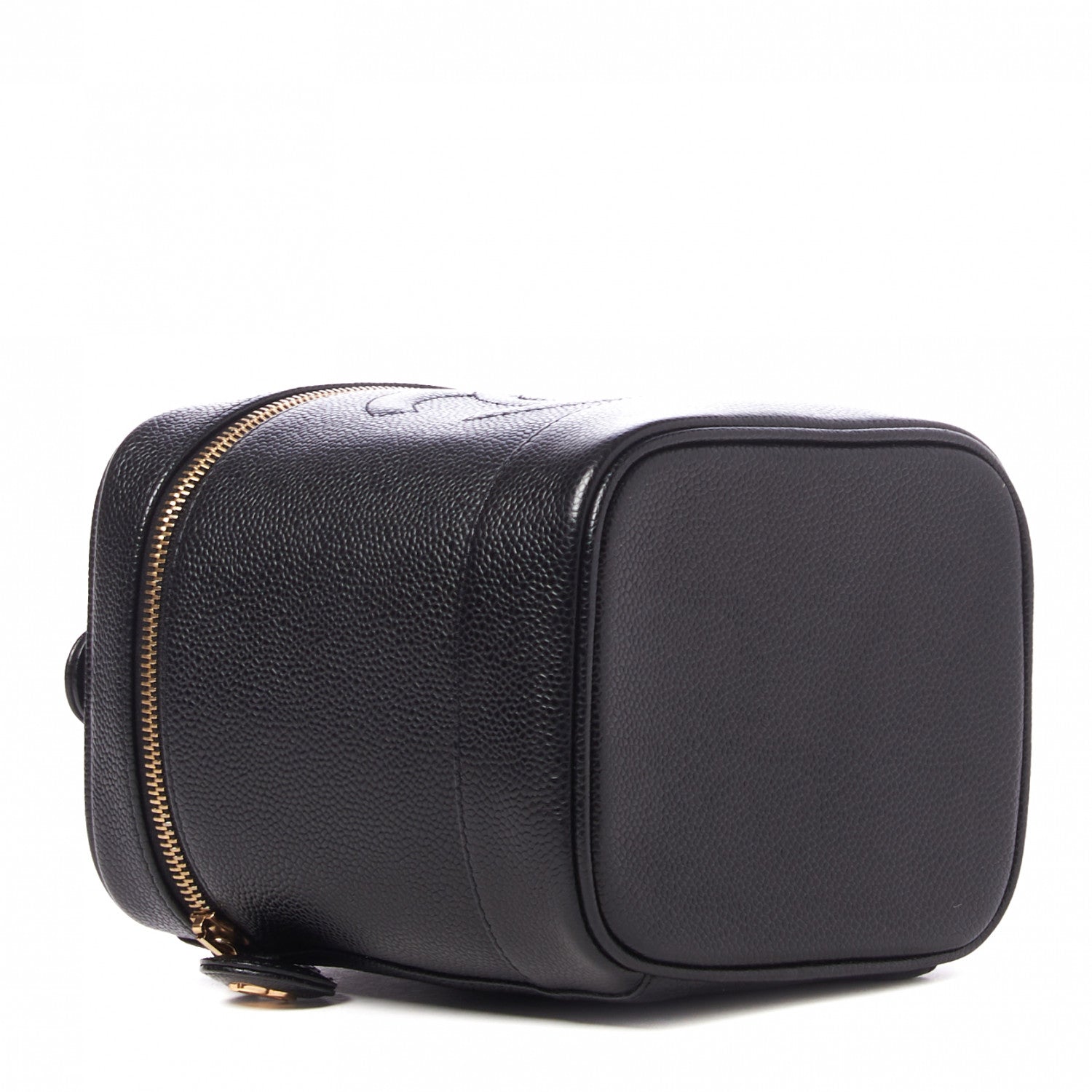 Chanel Caviar Vanity Cosmetic Case Black 3 of 9