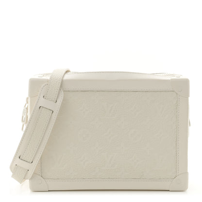 Louis Vuitton Taurillon Monogram Solar Ray Soft Trunk Powder White 1 of 9