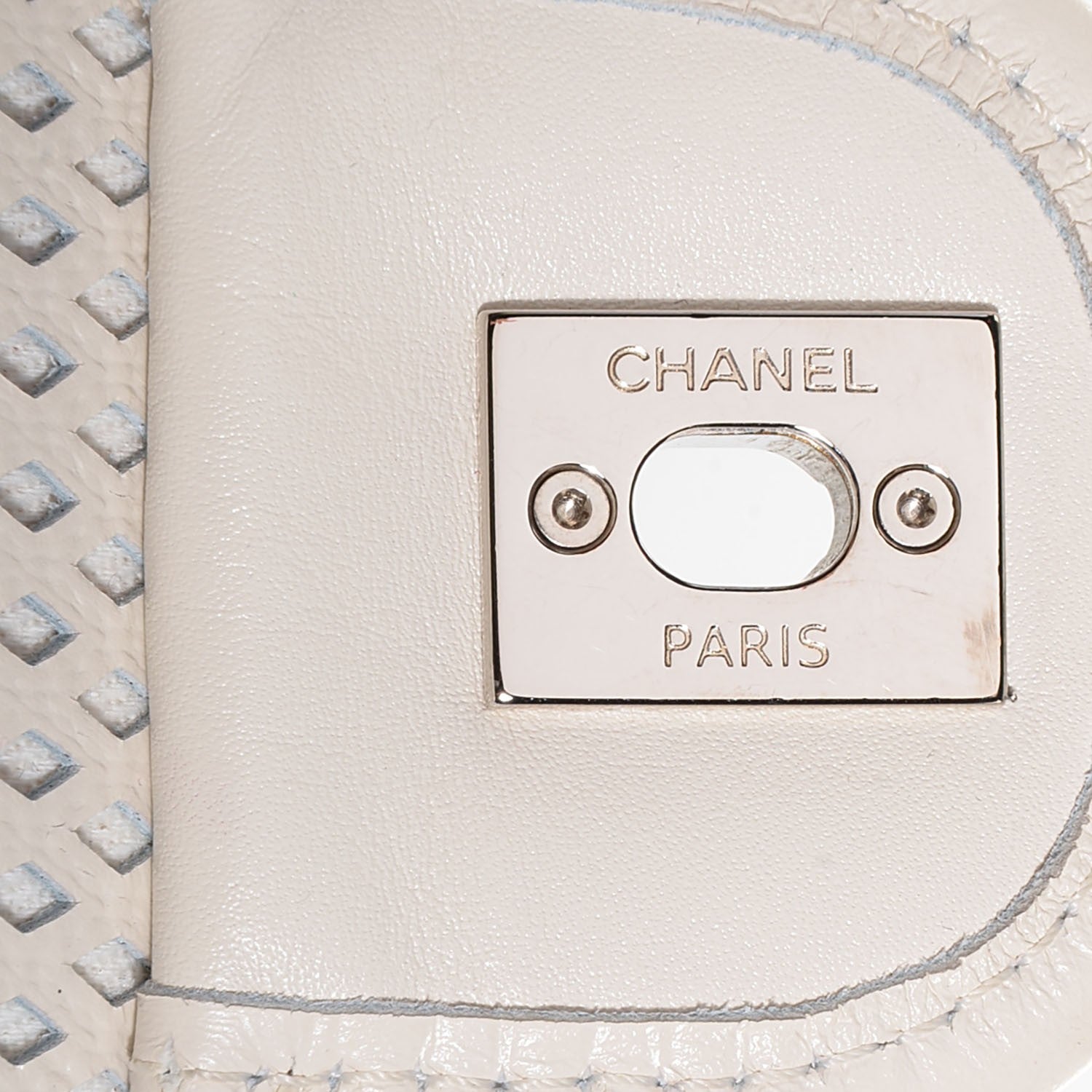 Chanel Perforated Calfskin Up In The Air Flap Ivory 6 of 9