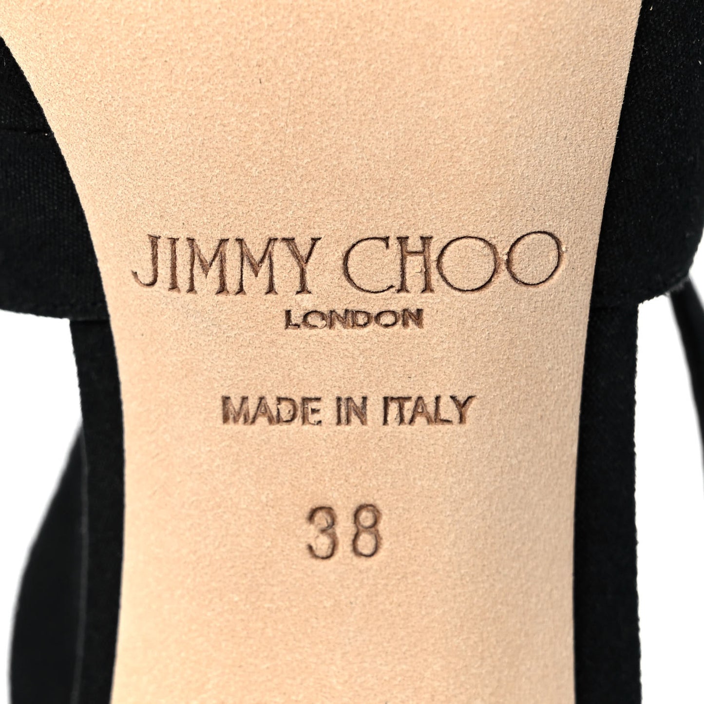 Suede Emily Sandal 38 Black