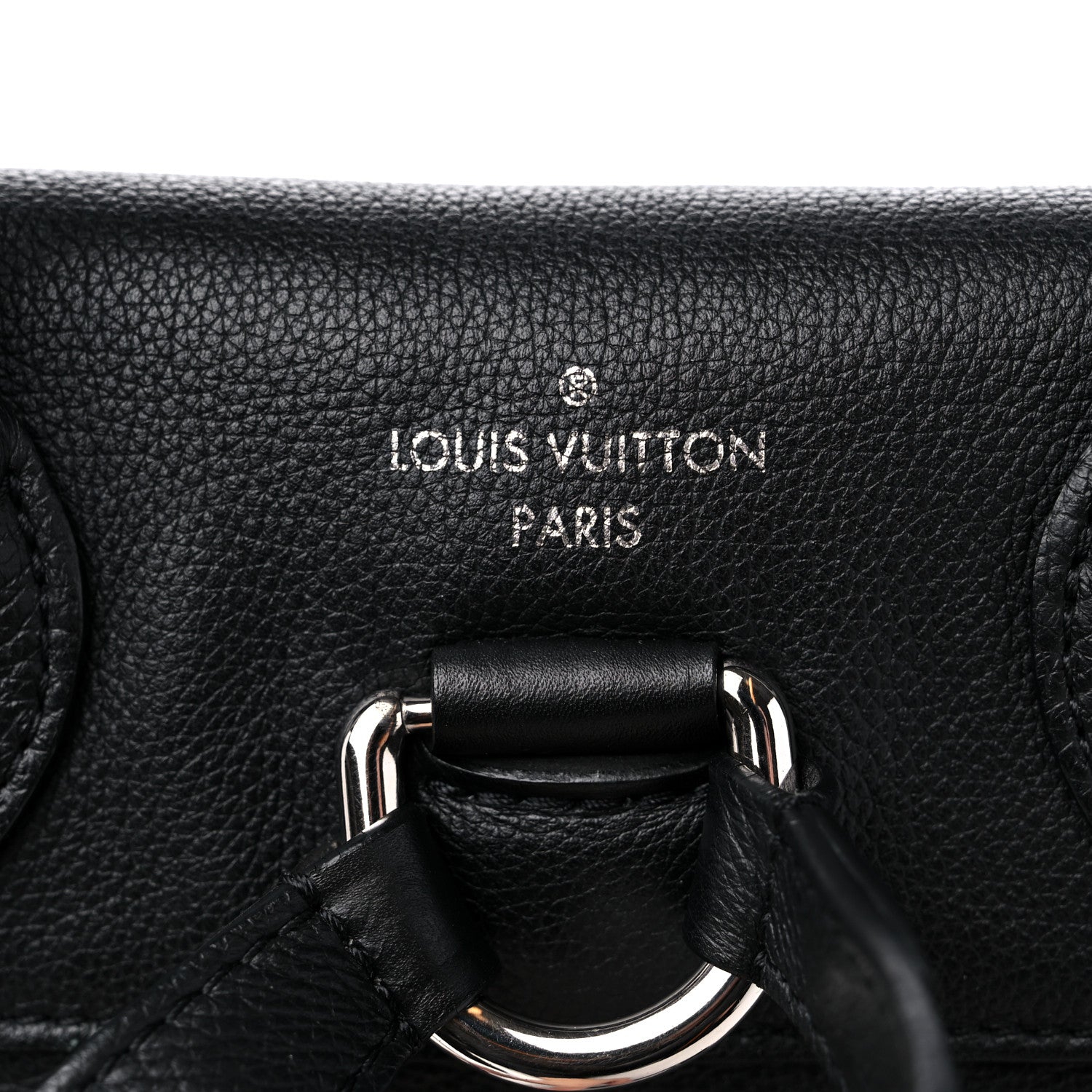 Louis Vuitton Calfskin Lockme Backpack Black 11 of 13
