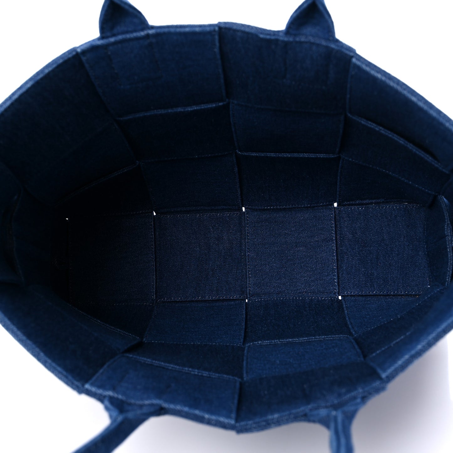 Denim Maxi Intrecciato Mens Arco Tote