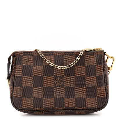 Louis Vuitton Damier Ebene Mini Pochette Accessories 1 of 7