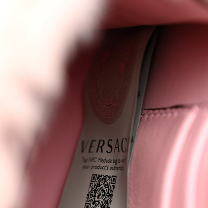 Versace Faux Fur Quilted Virtus Shoulder Bag English Rose 6 of 8