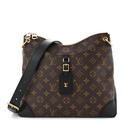 Louis Vuitton Monogram Odeon MM Black 1 of 9