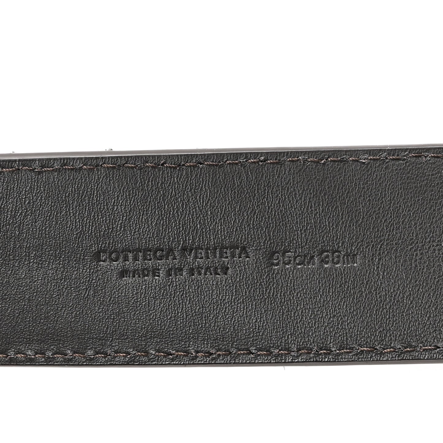 Nappa Intrecciato Belt 95 38 Espresso