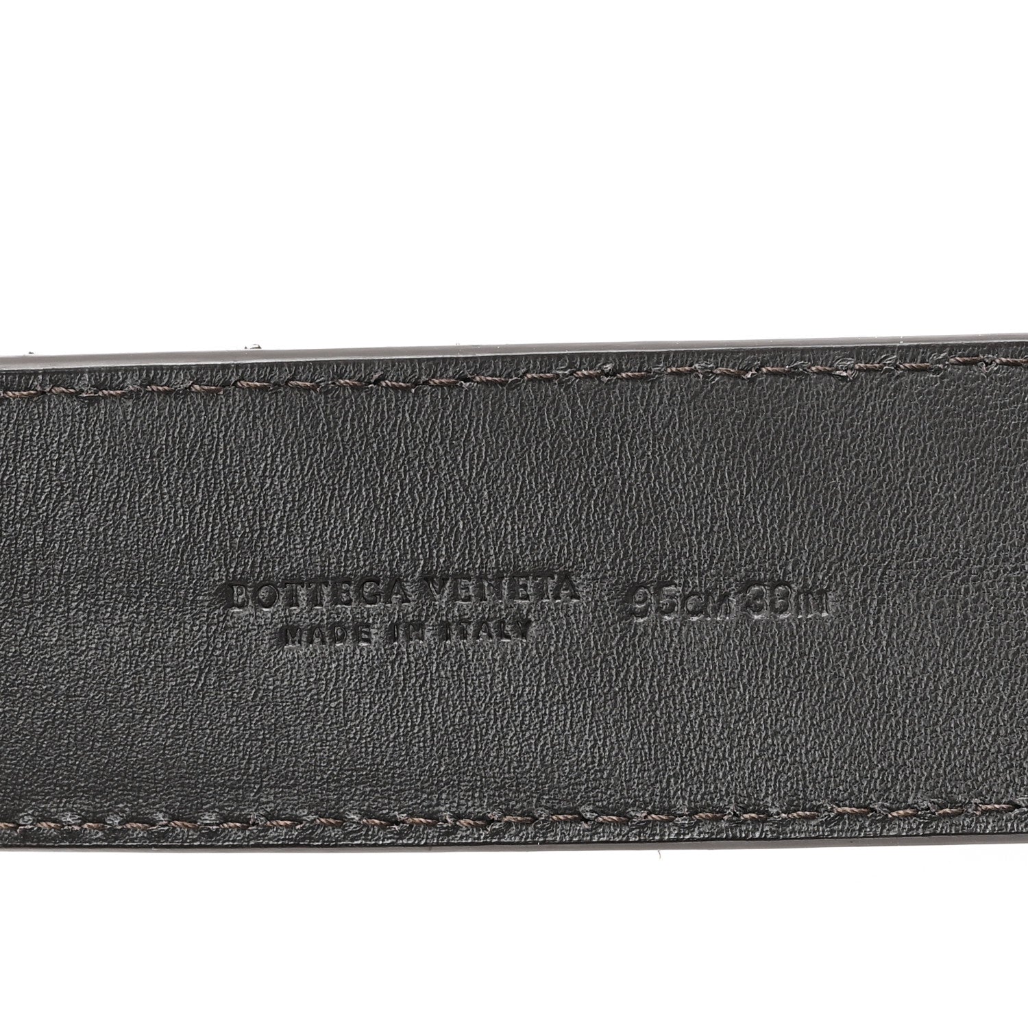Bottega Veneta Nappa Intrecciato Belt 95 38 Espresso 3 of 5