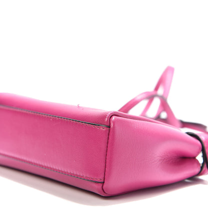 Fendi Nappa Micro Peekaboo Iconic Satchel Magenta 7 of 10
