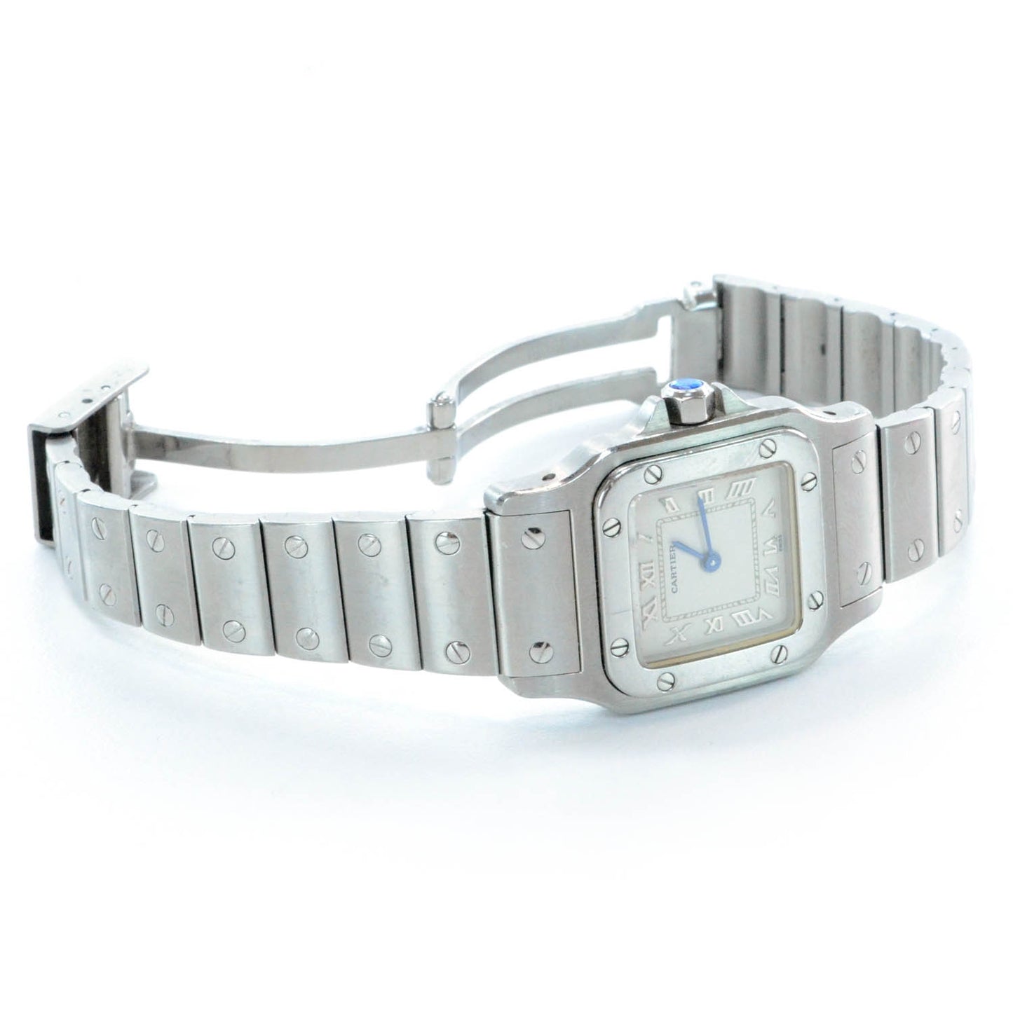 Stainless Steel 24mm Santos de Cartier Galbee Quartz Watch