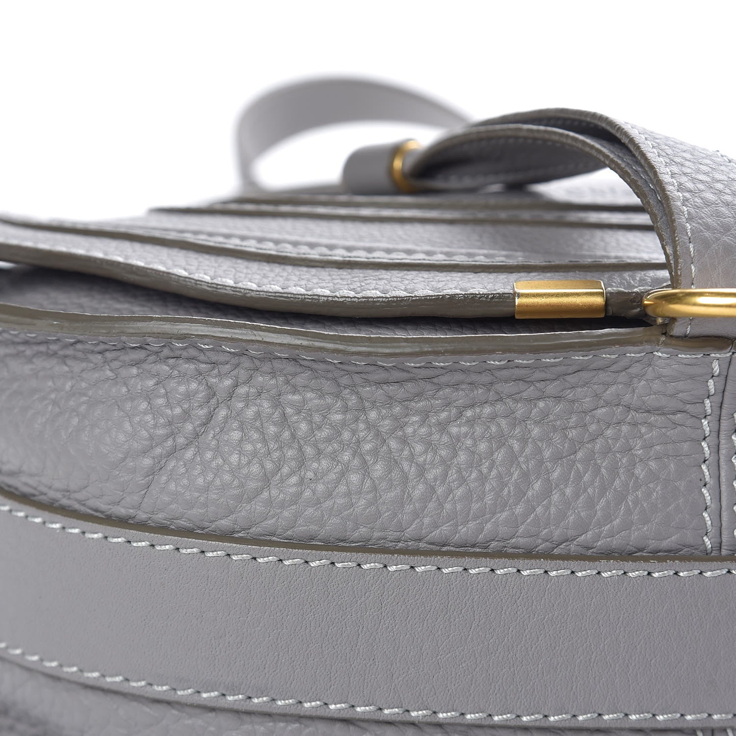Chloe Calfskin Medium Marcie Round Crossbody Bag Cashmere Grey 20 of 22
